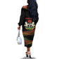 Personalized Nigeria Black History Month Off The Shoulder Long Sleeve Dress Live It Learn It Make It - African Pride