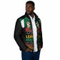 Personalized Nigeria Black History Month Padded Jacket Live It Learn It Make It - African Pride