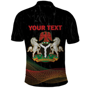 Personalized Nigeria Black History Month Polo Shirt Live It Learn It Make It - African Pride