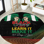 Nigeria Black History Month Round Carpet Live It Learn It Make It - African Pride
