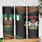 Personalized Nigeria Black History Month Skinny Tumbler Live It Learn It Make It - African Pride