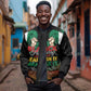 Personalized Nigeria Black History Month Sleeve Zip Bomber Jacket Live It Learn It Make It - African Pride