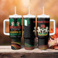 Personalized Nigeria Black History Month Tumbler With Handle Live It Learn It Make It - African Pride