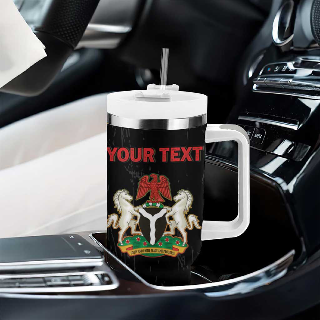 Personalized Nigeria Black History Month Tumbler With Handle Live It Learn It Make It - African Pride