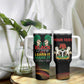 Personalized Nigeria Black History Month Tumbler With Handle Live It Learn It Make It - African Pride