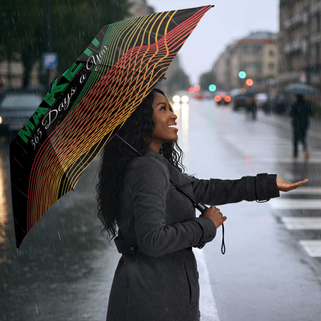Nigeria Black History Month Umbrella Live It Learn It Make It - African Pride