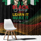 Nigeria Black History Month Window Curtain Live It Learn It Make It - African Pride