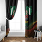Nigeria Black History Month Window Curtain Live It Learn It Make It - African Pride