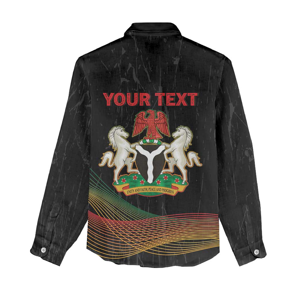 Personalized Nigeria Black History Month Women Casual Shirt Live It Learn It Make It - African Pride