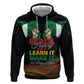 Personalized Nigeria Black History Month Zip Hoodie Live It Learn It Make It - African Pride