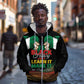 Personalized Nigeria Black History Month Zip Hoodie Live It Learn It Make It - African Pride