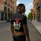 Personalized Nigeria Black History Month Zipper Polo Shirt Live It Learn It Make It - African Pride