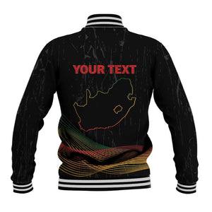 Personalized South Africa Black History Month Baseball Jacket Live It Learn It Make It - African Pride