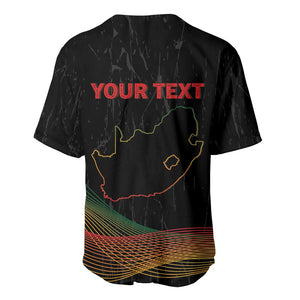 Personalized South Africa Black History Month Baseball Jersey Live It Learn It Make It - African Pride