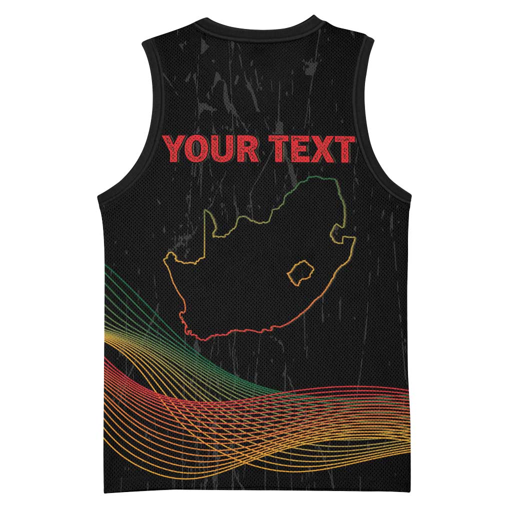 Personalized South Africa Black History Month Basketball Jersey Live It Learn It Make It - African Pride