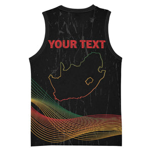 Personalized South Africa Black History Month Basketball Jersey Live It Learn It Make It - African Pride