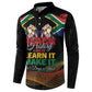 Personalized South Africa Black History Month Button Sweatshirt Live It Learn It Make It