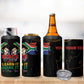 Personalized South Africa Black History Month 4 in 1 Can Cooler Tumbler Live It Learn It Make It - African Pride