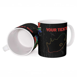 Personalized South Africa Black History Month Ceramic Mug Live It Learn It Make It - African Pride
