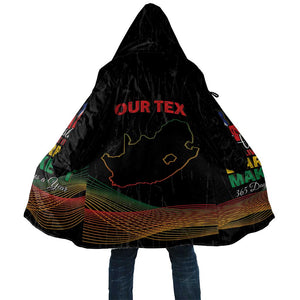 Personalized South Africa Black History Month Cloak Live It Learn It Make It - African Pride