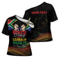 Personalized South Africa Black History Month Cross Shoulder Shirt Live It Learn It Make It - African Pride