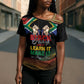 Personalized South Africa Black History Month Cross Shoulder Shirt Live It Learn It Make It - African Pride
