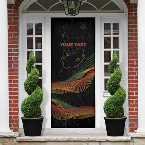 Personalized South Africa Black History Month Door Cover Live It Learn It Make It - African Pride