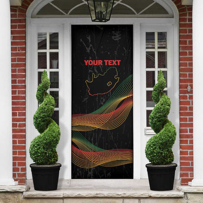 Personalized South Africa Black History Month Door Cover Live It Learn It Make It - African Pride