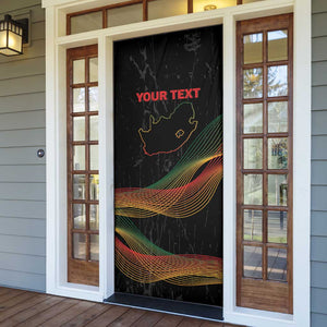 Personalized South Africa Black History Month Door Cover Live It Learn It Make It - African Pride