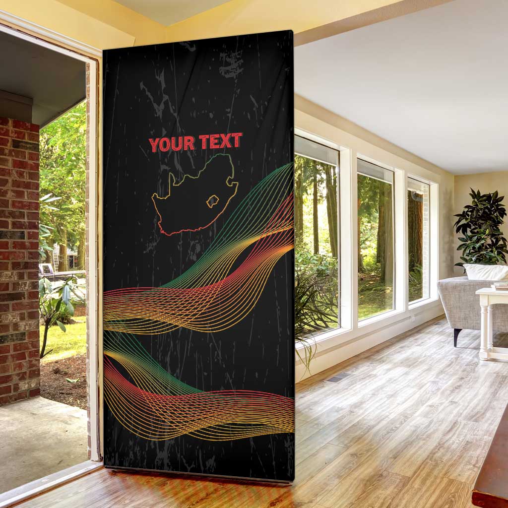 Personalized South Africa Black History Month Door Cover Live It Learn It Make It - African Pride