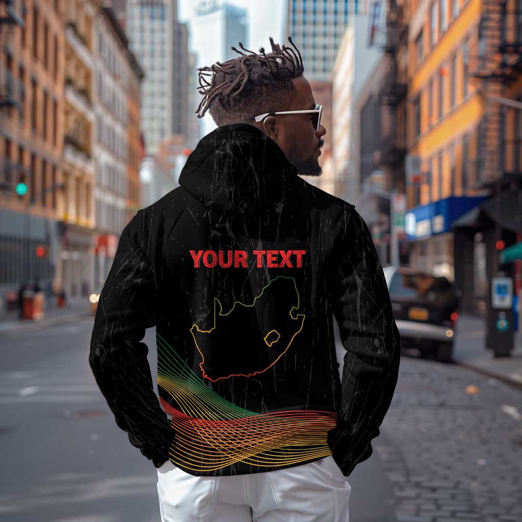 Personalized South Africa Black History Month Hoodie Live It Learn It Make It - African Pride