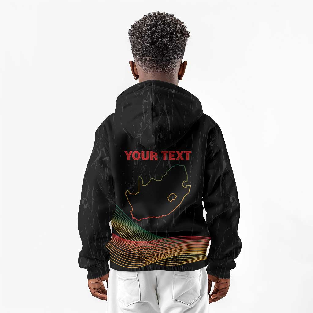Personalized South Africa Black History Month Kid Hoodie Live It Learn It Make It - African Pride