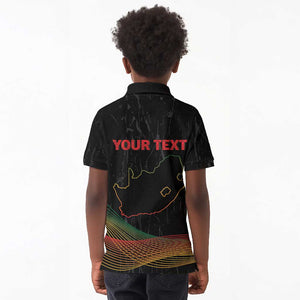 Personalized South Africa Black History Month Kid Polo Shirt Live It Learn It Make It - African Pride