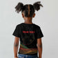 Personalized South Africa Black History Month Kid T shirt Live It Learn It Make It - African Pride