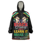 Personalized South Africa Black History Month Kid Wearable Blanket Hoodie Live It Learn It Make It - African Pride