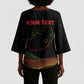 Personalized South Africa Black History Month Kimono Sleeve Blouse Live It Learn It Make It - African Pride
