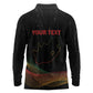 Personalized South Africa Black History Month Long Sleeve Polo Shirt Live It Learn It Make It - African Pride