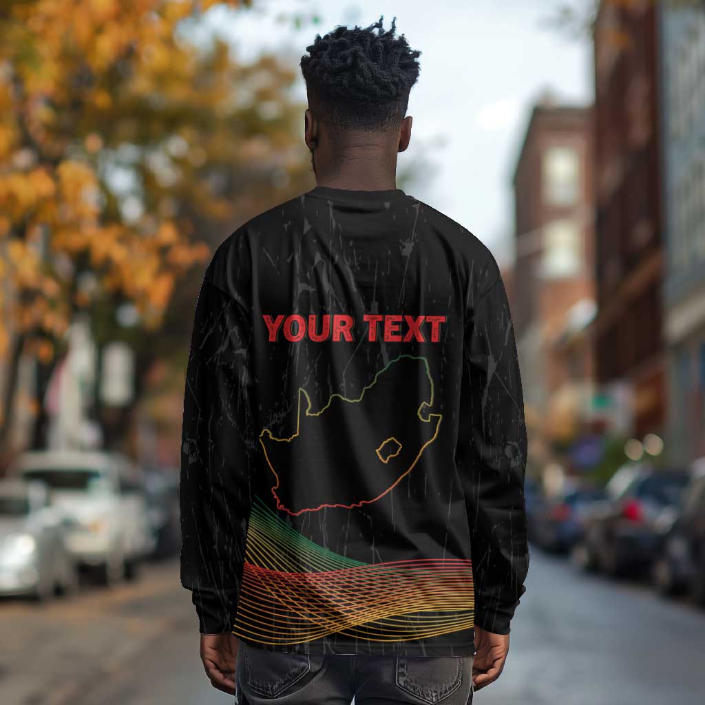 Personalized South Africa Black History Month Long Sleeve Shirt Live It Learn It Make It - African Pride