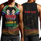 Personalized South Africa Black History Month Men Tank Top Live It Learn It Make It - African Pride