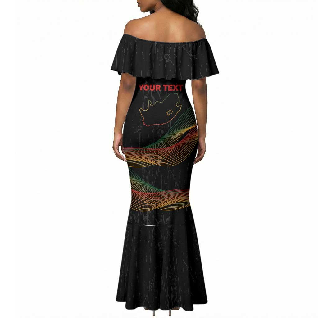 Personalized South Africa Black History Month Mermaid Dress Live It Learn It Make It - African Pride