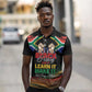 Personalized South Africa Black History Month Polo Shirt Live It Learn It Make It - African Pride