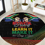 South Africa Black History Month Round Carpet Live It Learn It Make It - African Pride