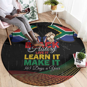South Africa Black History Month Round Carpet Live It Learn It Make It - African Pride