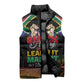 Personalized South Africa Black History Month Sleeveless Puffer Jacket Live It Learn It Make It - African Pride
