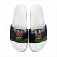 South Africa Black History Month Slide Sandals Live It Learn It Make It - African Pride