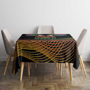South Africa Black History Month Tablecloth Live It Learn It Make It - African Pride