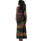 Personalized South Africa Black History Month Tank Maxi Dress Live It Learn It Make It - African Pride