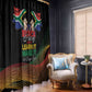 South Africa Black History Month Window Curtain Live It Learn It Make It - African Pride