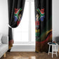 South Africa Black History Month Window Curtain Live It Learn It Make It - African Pride