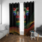 South Africa Black History Month Window Curtain Live It Learn It Make It - African Pride
